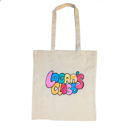 Logan's Close Logo Tote Bag - Bubble/Beige