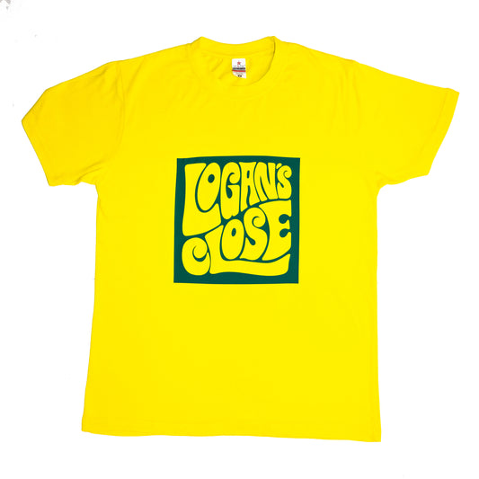 Logan's Close Logo Tee - Yellow/Green